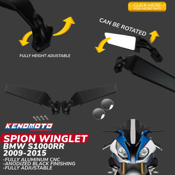 Kendmoto Spion Mirror Winglet - BMW S1000RR