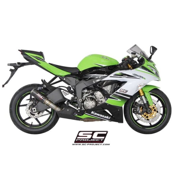 SC PROJECT Kawasaki ZX-636 (2013-2017) CRT Carbon Slip On