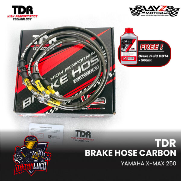 TDR Selang Rem Carbon Xmax ABS