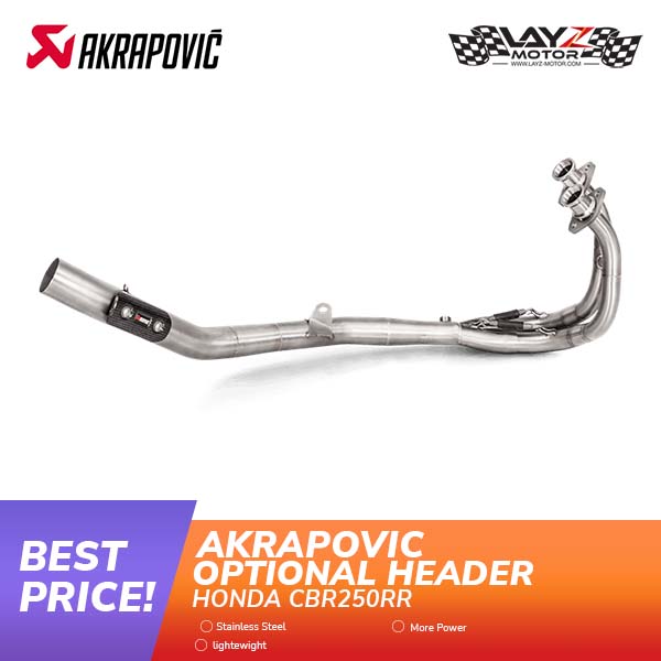 Akrapovic CBR250RR Header Optional