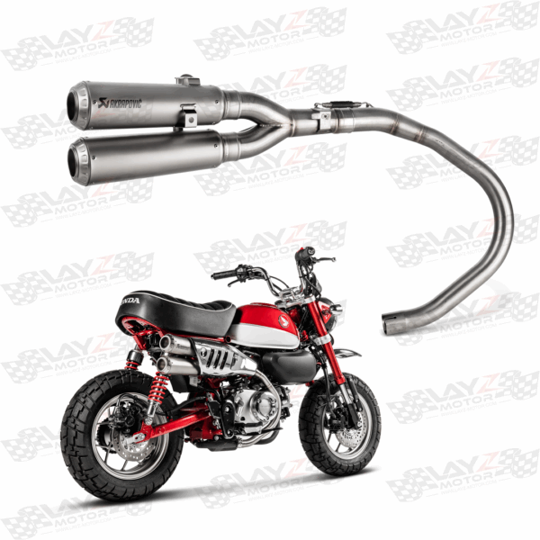 Knalpot Honda Monkey 125 Akrapovic Racing Line Titanium Slip On