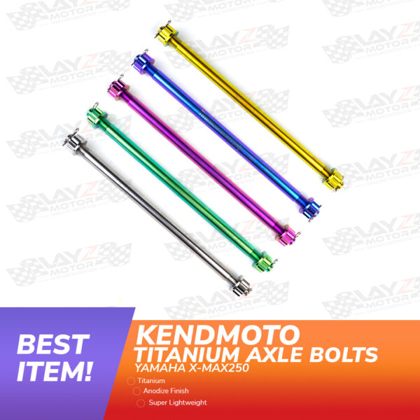 Kendmoto Yamaha Xmax 250 As Roda Depan Titanium Set