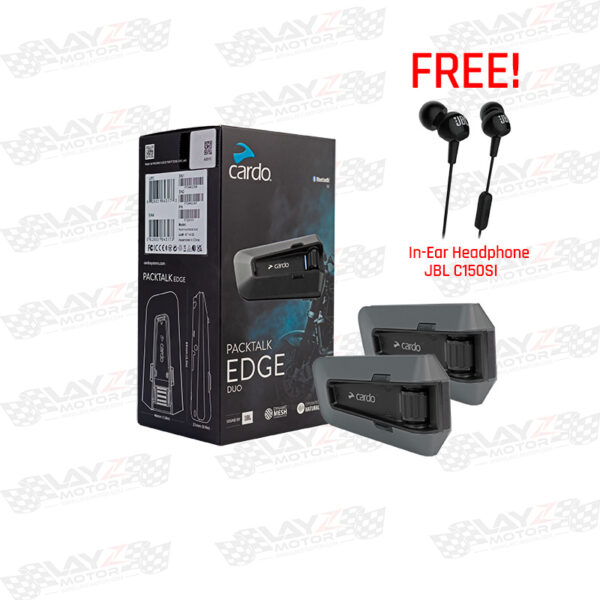 Second image of Cardo Packtalk Edge Bluetooth Intercom