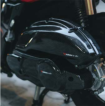 Second image of KABON YAMAHA NEW NMAX 155 CARBON COVER FILTER