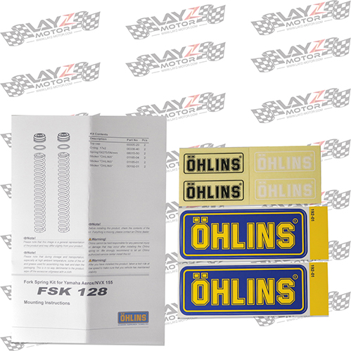 Second image of OHLINS Front Spring Kit Yamaha Aerox FSK 128