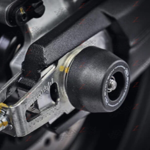 Second image of Evotech Rear Spindle Bobbins - Ducati Monster 696 / Monster 795