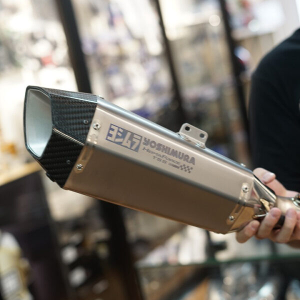 Second image of Yoshimura Hepta Force TSS Full System Exhaust TT (Titanium Cover) - Kawasaki ZX25R